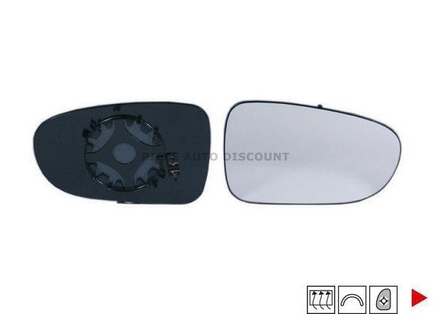 Acessar a peça Vidro + suporte do espelho retrovisor direito aquecido ->98 Acessar a peça Vidro + suporte do espelho retrovisor direito aquecido ->98