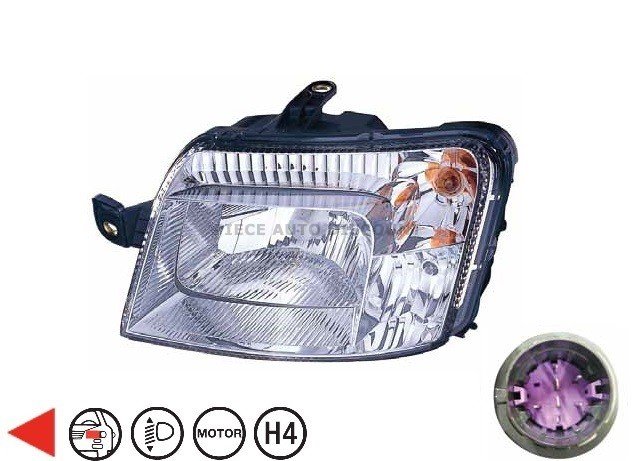 Acessar a peça Farol esquerdo H4 09->