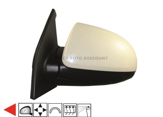 Acessar a peça Espelho esquerdo eletrico, convexo, termico, preparado, 5 pins