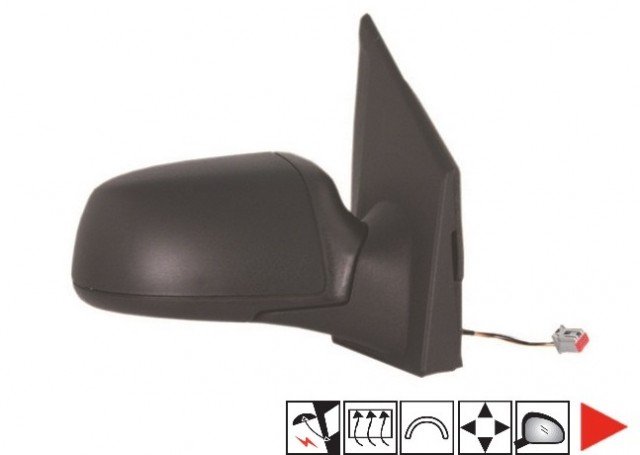 Acessar a peça Espelho retrovisor direito rebatível elétrico aquecido