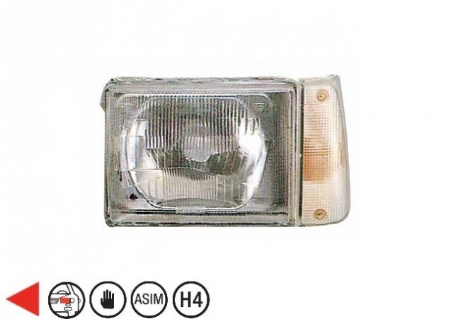 Acessar a peça Farol esquerdo ce - h4 branco