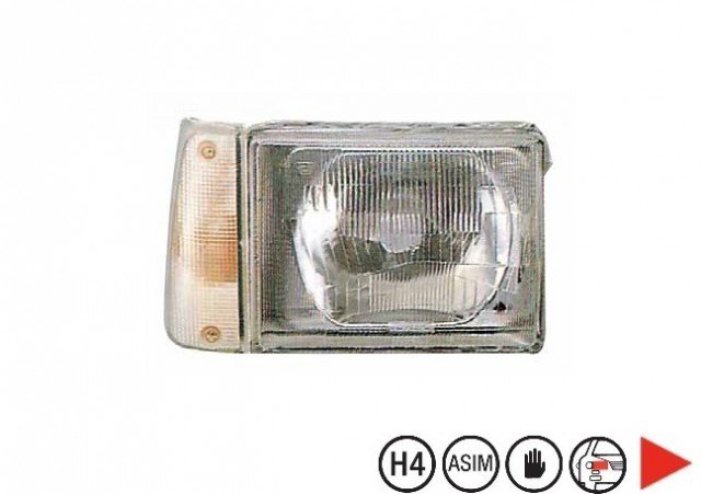 Acessar a peça Farol direito ce - h4 branco