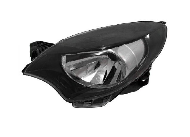 Farol esquerdo eletrico base preta h4 2012->