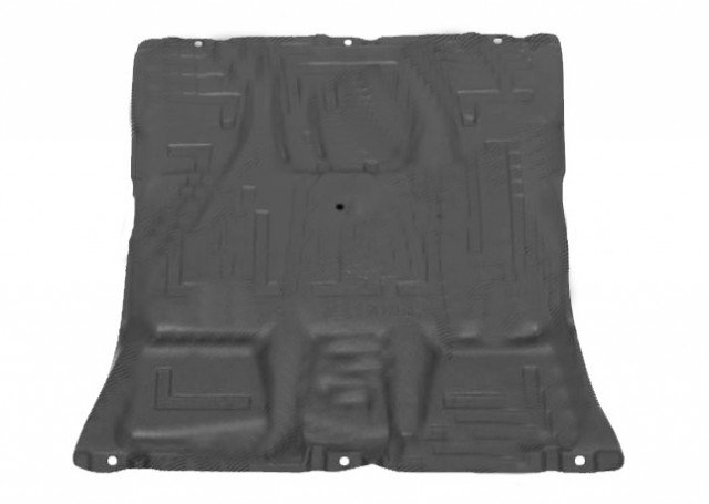 Acessar a peça Sob a proteção do motor