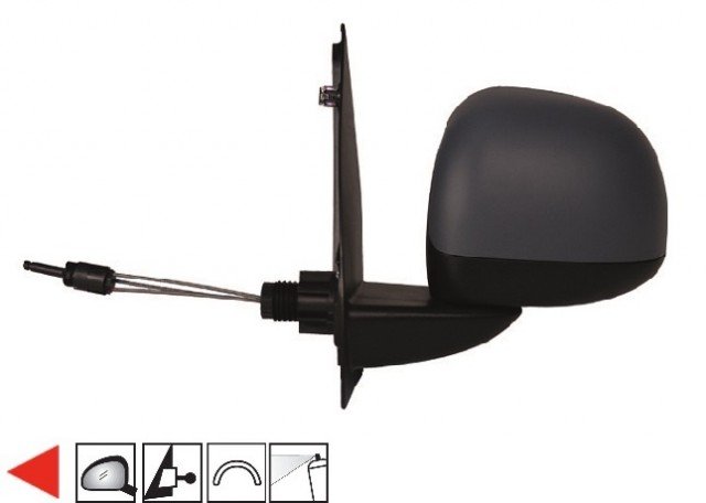 Acessar a peça Espelho esquerdo mecânico, convexo, preparado 2010->