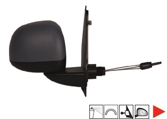 Acessar a peça Espelho direito mecânico, convexo, preparado 2010->