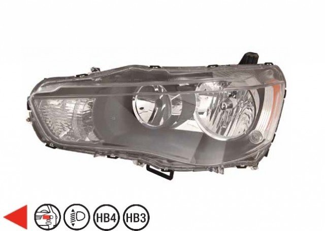 Acessar a peça Farol esquerdo hb4/hb3