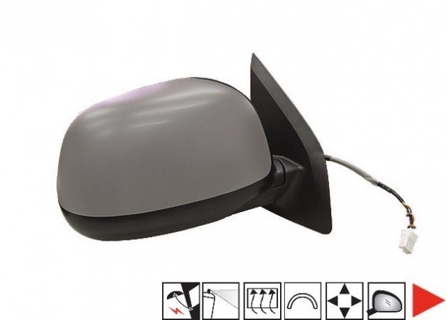 Acessar a peça Retrovisor direito elétrico, aquecido, rebatível, preparado Acessar a peça Retrovisor direito elétrico, aquecido, rebatível, preparado