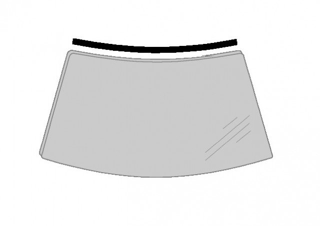 Acessar a peça Friso superior para-brisas Acessar a peça Friso superior para-brisas