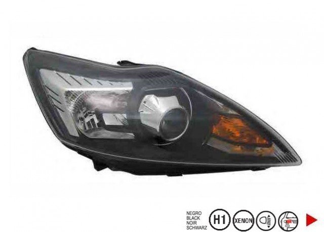 Acessar a peça Farol direito XENON+H1 [Preto].