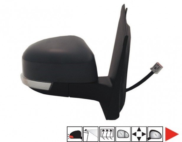 Acessar a peça Espelho direito eletrico, asferico, termico, preparado, com pisca, 6 pins