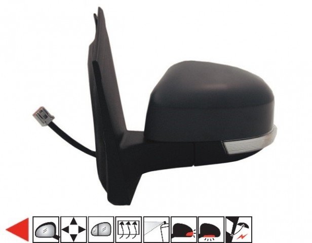 Acessar a peça Espelho esq. eletric,asf.,term.,preparado,guarda lamatible,pisca,com luz cortesia,8pins