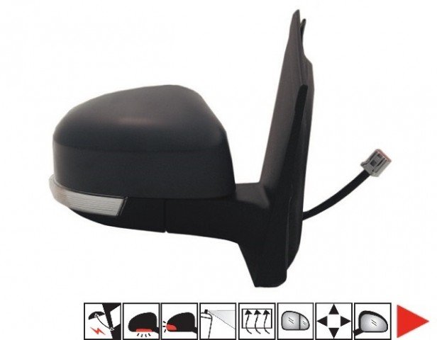 Acessar a peça Espelho dir. eletric,asf.,term.,preparado,guarda lamatible,pisca,com luz cortesia,8pins