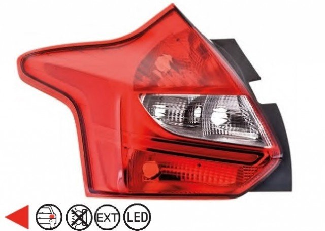 Acessar a peça Farolim traseiro esquerdo exterior 5ptes [Berlina] LED