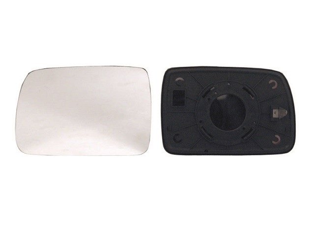 Vidro com suporte esquerdo convexo