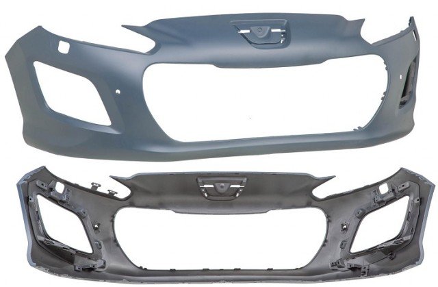 Acessar a peça Para choques frente preparado com buracos lavafarol com buracos sensores estacionamento