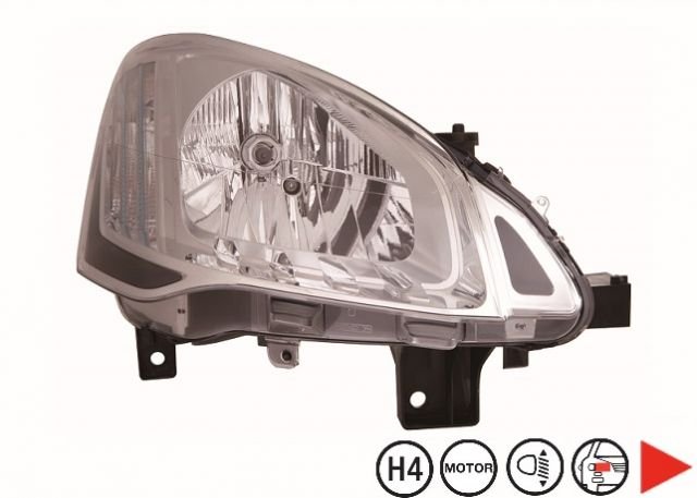 Acessar a peça Farol direito elétrico h4