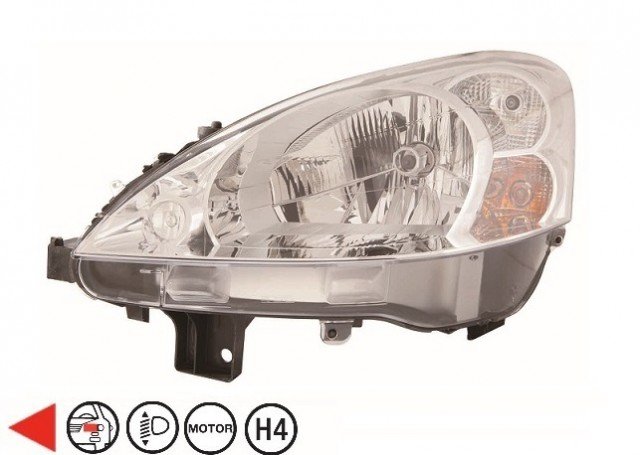 Acessar a peça Farol esquerdo H4