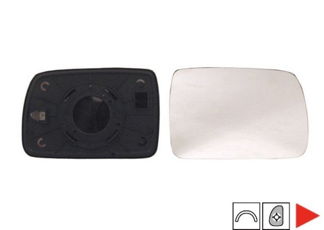 Acessar a peça Vidro com suporte direito convexo Acessar a peça Vidro com suporte direito convexo