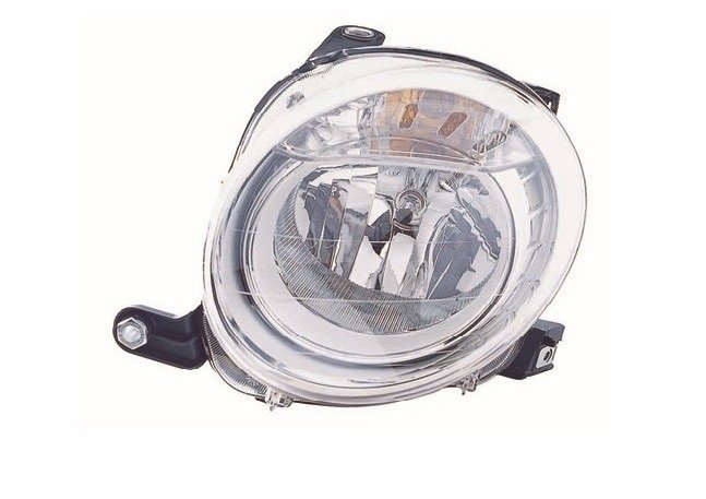 Farol esquerdo eletrico com motor h7+wy21w