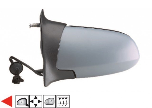 Acessar a peça Espelho esquerdo elétrico, aquecido [wide angle] ->02