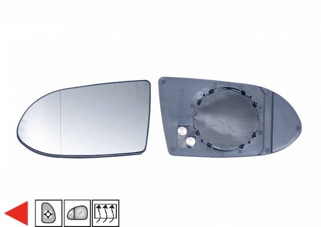 Acessar a peça Vidro com suporte esquerdo asferico, termico Acessar a peça Vidro com suporte esquerdo asferico, termico