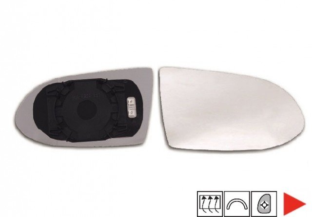 Acessar a peça Vidro com suporte direito convexo, termico