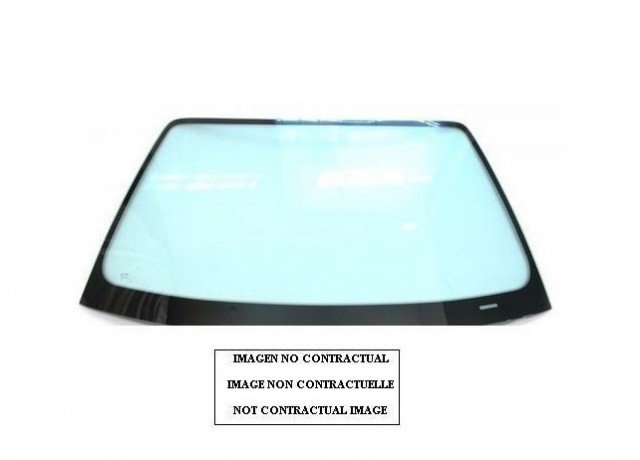 Acessar a peça Para-brisas verde controlo solar serigrafiado base espelho friso superior janela