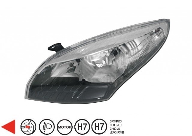 Acessar a peça Farol esquerdo H7+H7 [cromado].