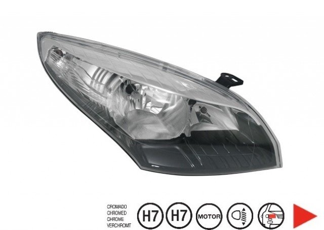 Acessar a peça Farol direito H7+H7 [Cromado]