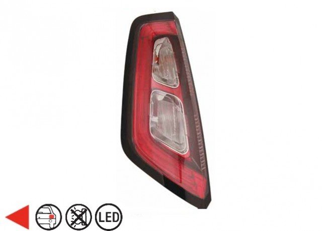 Acessar a peça Farolim esquerdo, LED (vermelho) (3/5 portas)