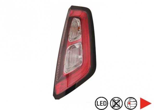 Acessar a peça Luz traseira direita led [vermelho - preto] 3/5