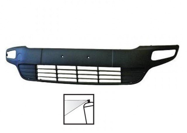 Acessar a peça Grelha inferior central do para choques frente com primer - an