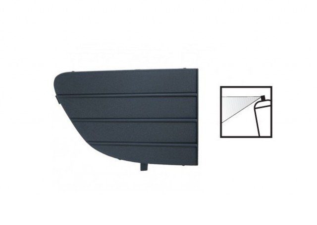 Acessar a peça Grelha inferior direita para choques frente primario sem buraco nevoeiro