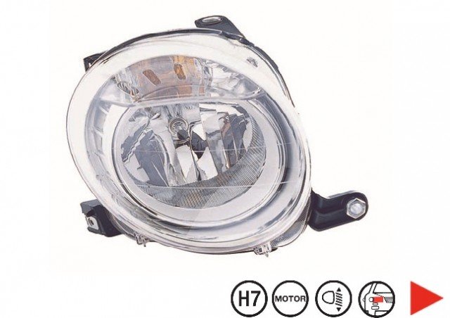 Acessar a peça Farol direito eletrico com motorh7+wy21w Acessar a peça Farol direito eletrico com motorh7+wy21w
