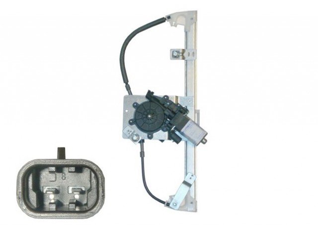 Acessar a peça Elevador vidro frontal direito eletrico com motor não confort 2 portas 2 pins