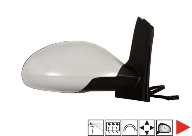 Acessar a peça Espelho direito eletrico, convexo, termico, preparado