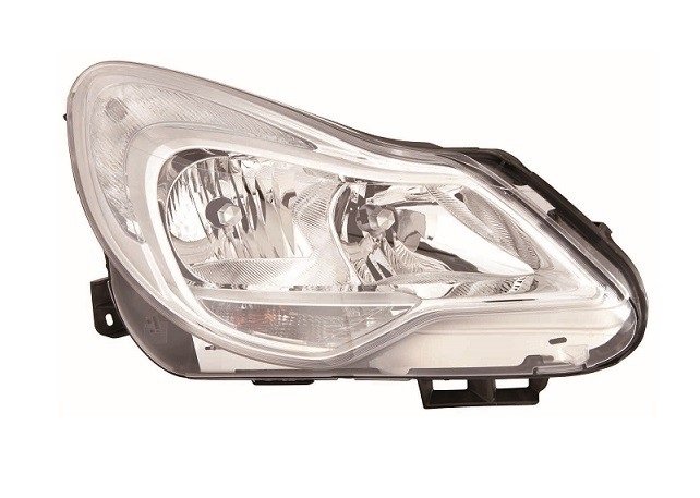 Farol direito eletrico com motor/base cromada h1+h7+py24w+w21/5w 2011->