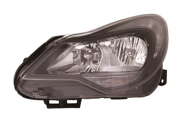 Acessar a peça Farol esquerdo eletrico com motor/base preta h1+h7+py24w+w21/5w 2011->