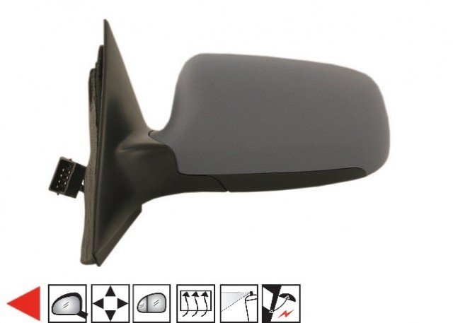 Acessar a peça Espelho esquerdo elétrico, aquecido, dobrável [grande angular]