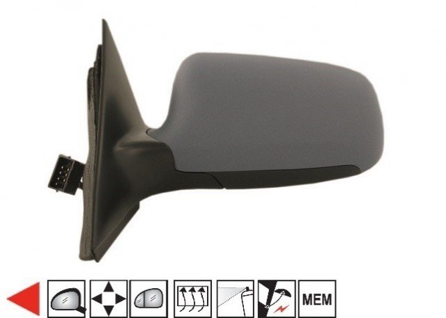 Acessar a peça Espelho esquerdo elétrico, aquecido, dobrável, memória [grande angular]