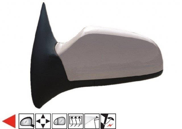Acessar a peça Espelho esquerdo eletrico, asferico, termico, preparado, rebativel, 3 portas, gtc
