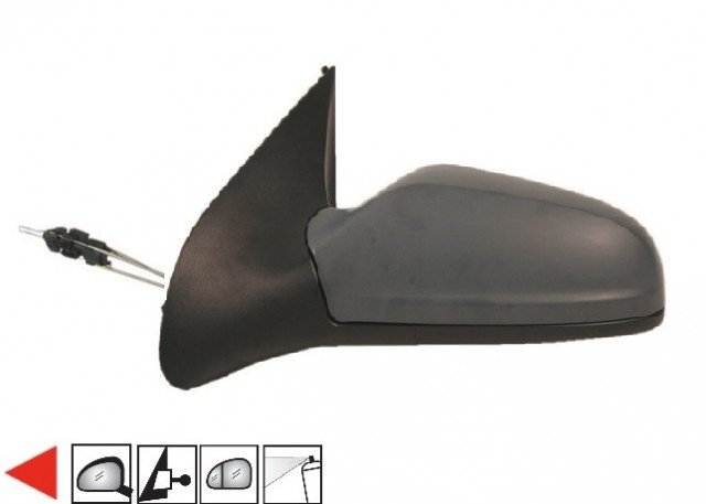 Acessar a peça Espelho esquerdo mecânico, asferico, preparado, 5 portas