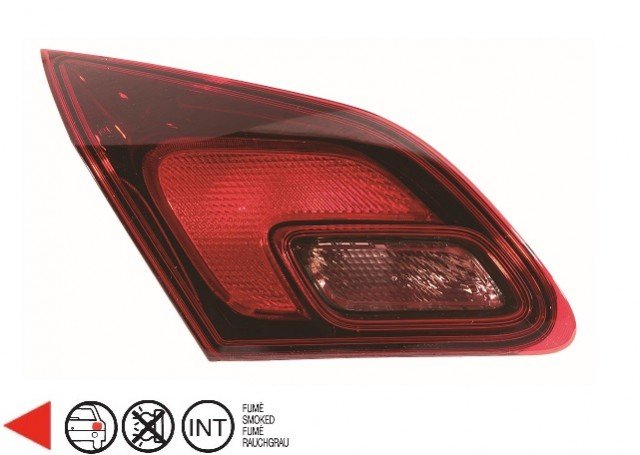 Acessar a peça Grupo optico interior traseiro esquerdo/fume ->12/2012