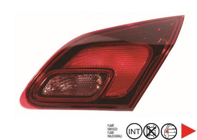 Acessar a peça Grupo optico interior traseiro direito/fume ->12/2012