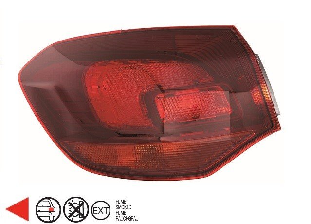 Acessar a peça Farolim traseiro exterior esquerdo [Smoked] Sport tourer