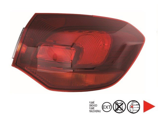 Acessar a peça Farolim traseiro exterior direito [fumado] Sport tourer