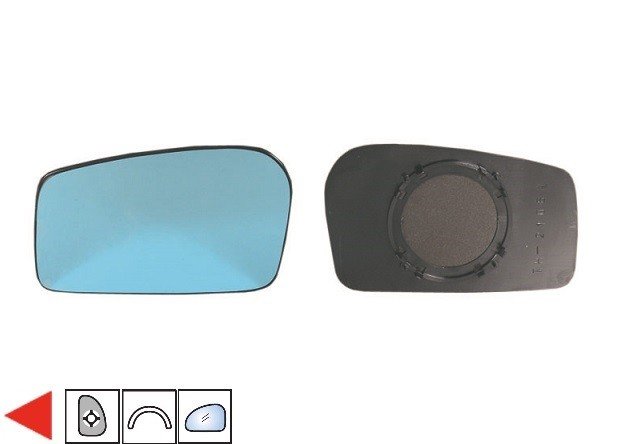 Acessar a peça Vidro azul + suporte espelho esquerdo Acessar a peça Vidro azul + suporte espelho esquerdo