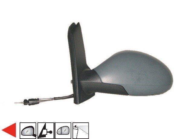 Acessar a peça Espelho esquerdo mecânico, asferico, preparado