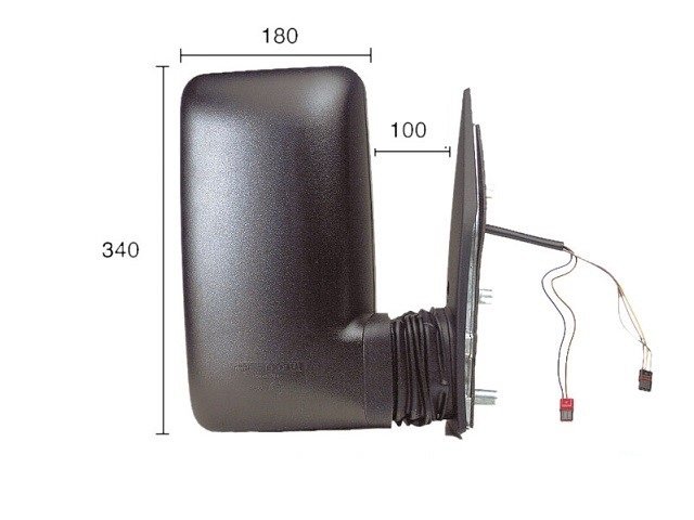 Espelho direito elétrico, aquecido curto IVECO DAILY  pour IVECO DAILY Espelho direito elétrico, aquecido curto IVECO DAILY  pour IVECO DAILY